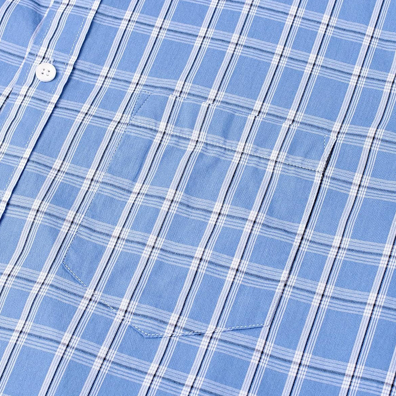 Clearance sale! Men's Plaid Button Down Shirts Cotton Long Sleeve Dress Shirts Regular Fit Gingham Shirts