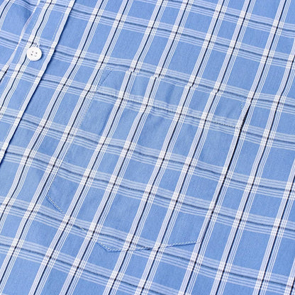 Clearance sale! Men's Plaid Button Down Shirts Cotton Long Sleeve Dress Shirts Regular Fit Gingham Shirts