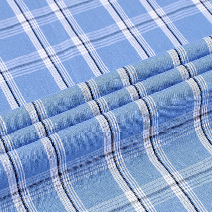 Clearance sale! Men's Plaid Button Down Shirts Cotton Long Sleeve Dress Shirts Regular Fit Gingham Shirts