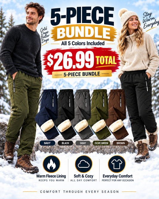 Fleece Thermal-Pants Unisex-Buy 2 Get Free Shipping Today!